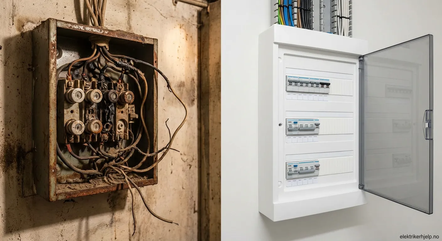 Når bør du bytte sikringsskap? Tegn på at det er på tide